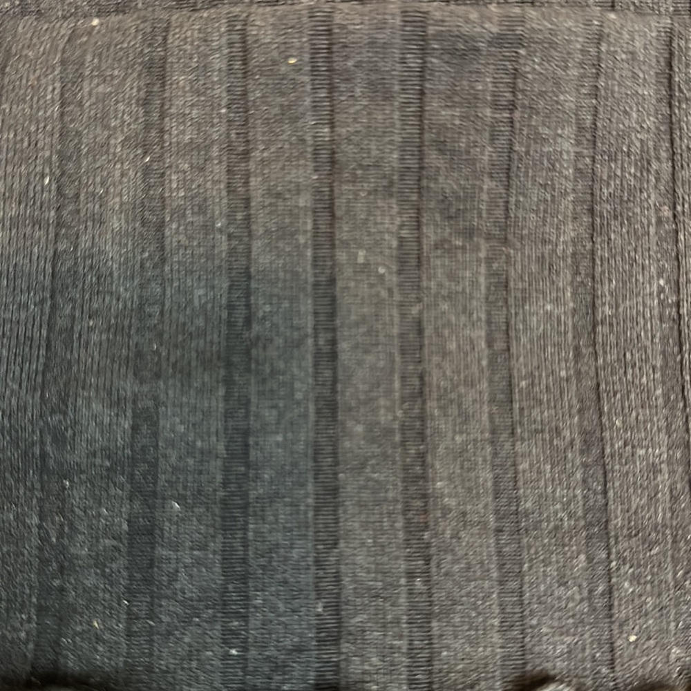 Black Ribbed Off Shoulder Bodysuit - Picture 2 of 4